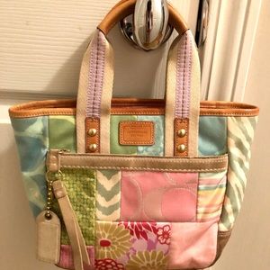 Coach Spring Patchwork purse